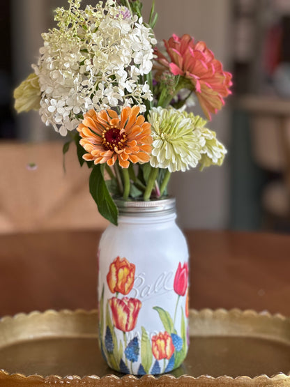 Spring Tulips and Hyacinths